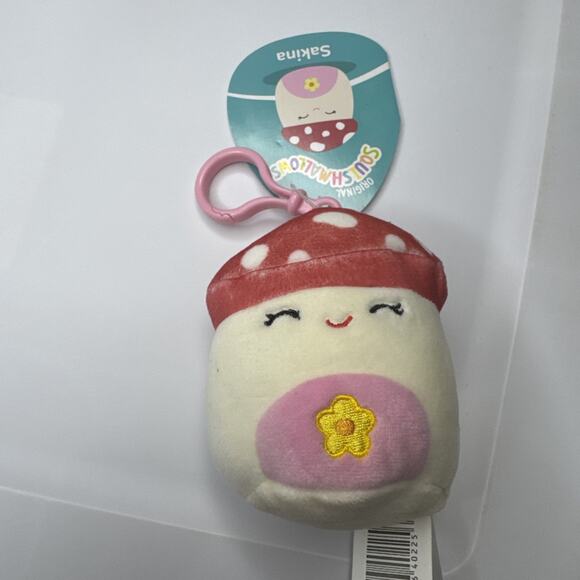 Squishmallows Other - Squishmallows Sakina The Mushroom Clip On 3.5 NWT